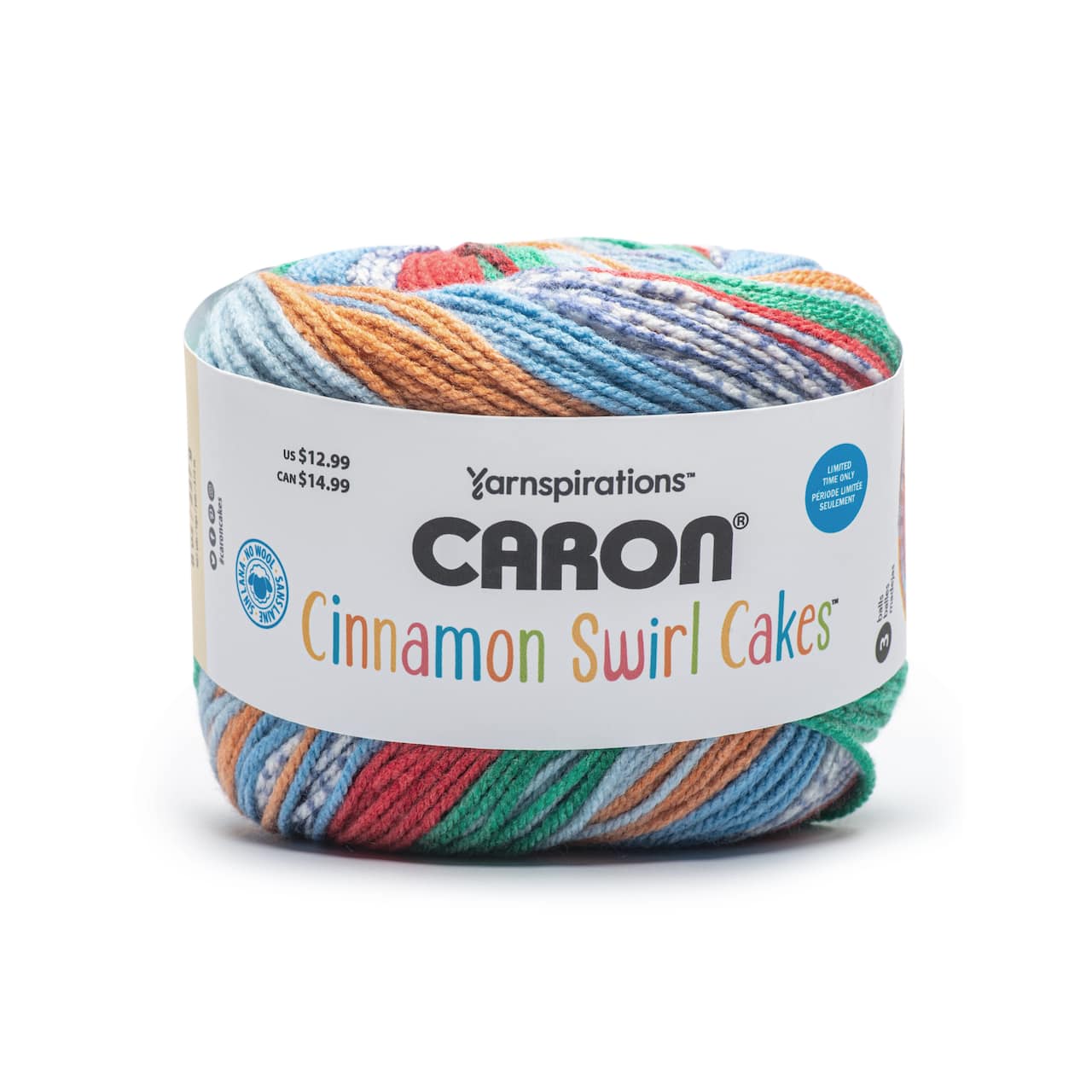 Caron Cinnamon Swirl Cakes Yarn in Cherry Punch | 8 | Michaels